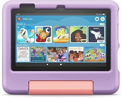 Tablette pour enfants fire 7, écran 7 pouces, pour 3 à 7 ans