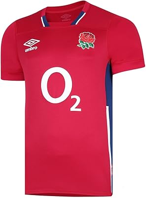 Maillot de rugby réplique alternative d'angleterre 2021/22 pour hommes, rouge