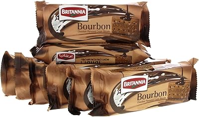 Biscuits à la crème britannia bourbon, 100 g, 1,0 paquet de 8
