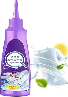 Détachant à lessive enzymatique actif - protecteur de chemise blanche, nettoyant pour taches