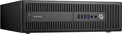 Ordinateur de bureau hp hp elitedesk 800 g2 sff quad core i5 ​​​​6500
