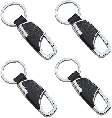 Cadeau porte-clés en cuir - porte-corde ondulé tressé en pu, cadeau, porte-clés à breloques pour clé de voiture (4 pièces noir). Comparez, choisissez, économisez sur Diaytar Sénégal