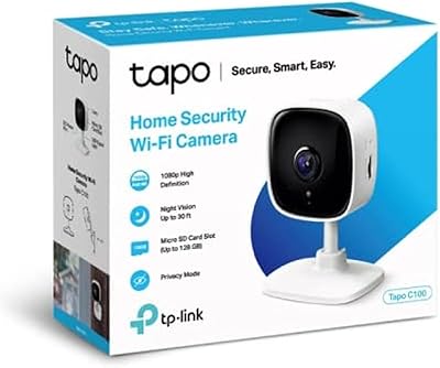 Tp caméra de sécurité intelligente link taboo c100 pour utilisation intérieure avec mode