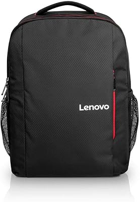 Sac à dos lenovo pour ordinateur portable 15,6 pouces b510 row gx40q75214, noir