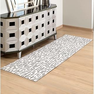 Tapis ban emirates mallory, taille 80x230 cm - gris. Diaytar : L'excellence du service, la douceur des prix