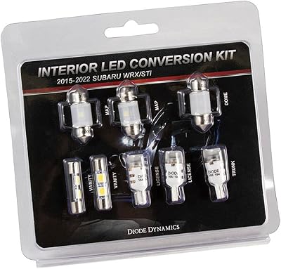 Kit d'éclairage intérieur led blanc froid diode dynamics compatible avec subaru