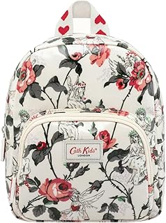 Petit sac à dos pour enfants fairy garden, en toile cirée, crème, crème