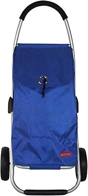 Yzjwcj36l chariot de courses léger à 2 roues en alliage d'aluminium, résistant