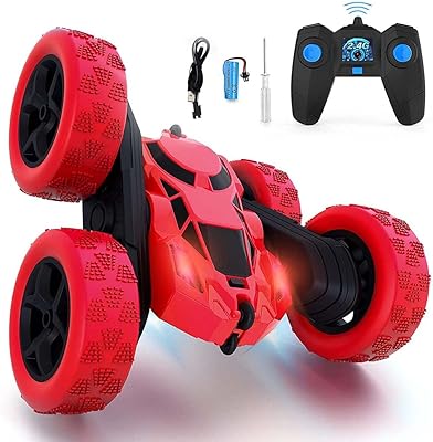 Voiture télécommandée knyson, voiture jouet 4x4 rotative à 360 degrés avec phares 2,4