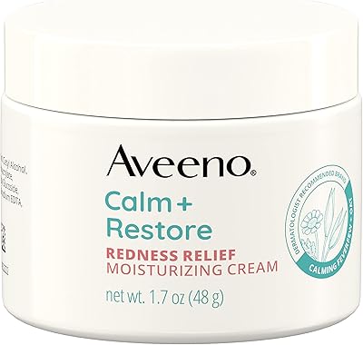 Aveeno calm + restore crème hydratante anti-rougeurs crème quotidienne pour le visage
