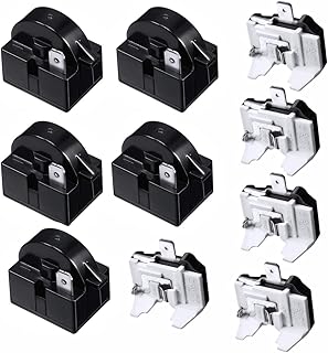 Kit de 5 relais de surcharge de compresseur de réfrigérateur, démarreurs de réfrigérateur