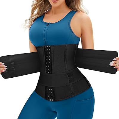 Serre-taille lmoyakj pour femme pour l'entraînement corporel, la marche et le contrôle du