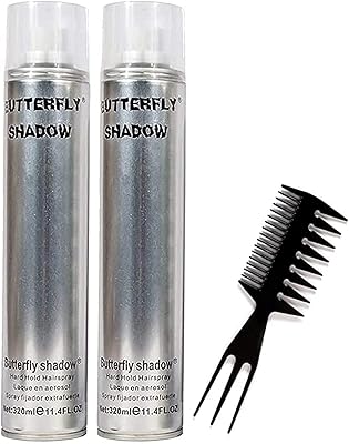 2pcs spray pour cheveux butterfly shadow 600 ml de coiffure et de soin