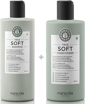 Ensemble shampoing et après-shampoing maria nella true soft (350/300 ml)