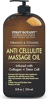 Huile de massage anti-cellulite riche en collagène et en cellules souches