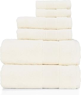 Ensemble de serviettes en coton 6 pièces lauren ralph lauren sanders (lin crème)