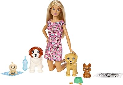 Jouet de garderie pour chien barbie de pets multicolore fxh08