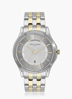 Montre décontractée pierre cardin pour homme, analogique, acier inoxydable - pc902241f05