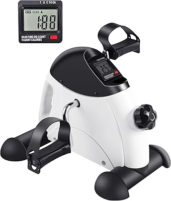 Appareil d'exercice à pédale sous le bureau, mini vélo d'exercice pour les bras/jambes