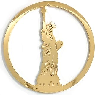 Statue de la liberté valerie attkisson pour new york, acier découpé au laser