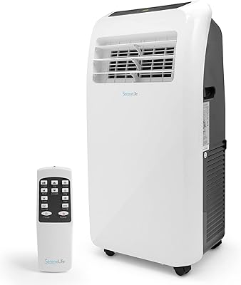 Serene life slpac8 climatiseur portable compact pour la maison, unité de refroidissement