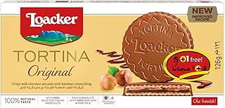 Croustilles de gaufrettes originales loacker tortina, 21 g, paquet promotionnel de 6