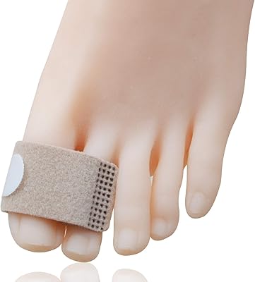 10 pièces d'attelle d'orteil cassée pour attelle d'orteil superposée, bout incurvé correct, bandages