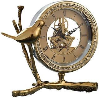 Horloge de bureau horloges américain moderne lumière luxe pur cuivre haut de gamme horloge engrenage petit oiseau horloge décorative étude salon décoration grand-père horloges. Des économies garanties sur chaque commande avec Diaytar