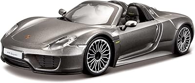 Voiture moulée sous pression progo porsche 918 spyder à l'échelle 1:24