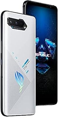 Téléphone double sim asus rog 5s, coloris blanc, 16 go de ram