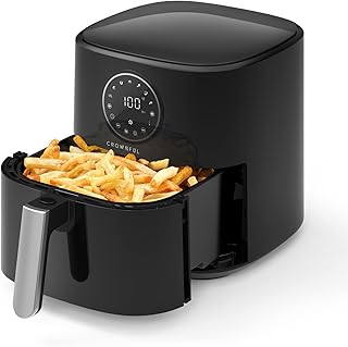 Friteuse à air crownful 4,5 l 1500 w 220 v 7 préréglages