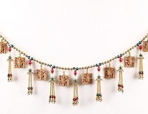 Itiha ganesha multicolore à deux côtés, croix gammée hindoue avec valve à suspendre à la porte/à suspendre à la porte/à cantonnière de fenêtre, rideau de porte cadeau diwali (2 pieds). Des économies substantielles vous attendent sur Diaytar