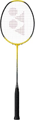 Raquette de badminton yonex nanoflare ability 4u g4, noir/bleu, noir/jaune