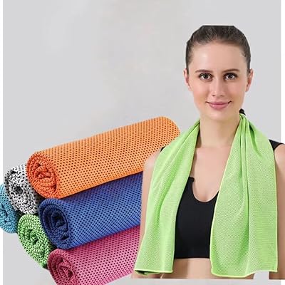 Serviettes rafraîchissantes, paquet de 6 serviettes rafraîchissantes pour le cou et le visage