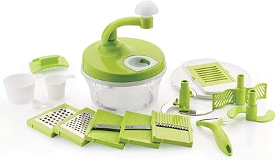 Robot culinaire multifonction en plastique anchor 15 pièces vert
