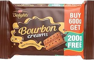 Biscuits à la crème au chocolat tiffany bourbon 600g + 200g. Simplifiez vos achats avec Diaytar, le e-commerce nouvelle génération