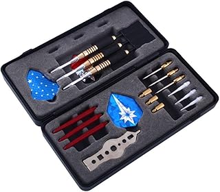 Jeu de fléchettes professionnels en acier à pointe souple, tige en alliage d'aluminium