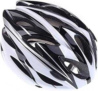 Casque de cyclisme léger moulé intégralement à 18 trous d'aération avec visière