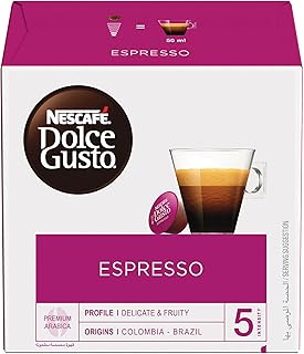 Capsules de café expresso nescafé dolce gusto - 16 capsules, 88 g, rose