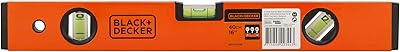 Boîte en aluminium black & decker 40 cm, orange/noir - bdht43188, garantie 2