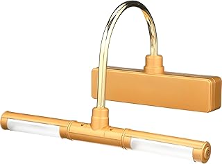 Lumière droite lpl602g ultra lumineuse à led alimentée par batterie, or, taille m