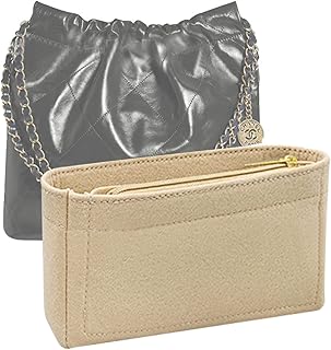 Organisateur de sac lakkai chanel 22 avec poche latérale zippée 2001, kaki