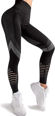 Leggings de levage des fesses sans couture, pantalons de yoga avec contrôle du