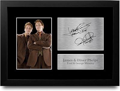 Hwc trading fr a4 james & oliver phelps harry potter fred & george