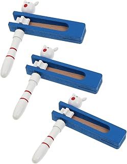 Canight 3 pièces castagnettes à main jouets musicaux jouets mexicains jouet en bois
