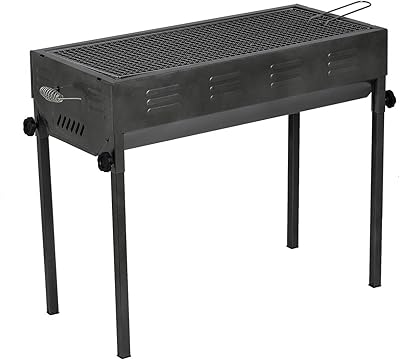 Gril domestique ou de pique-nique avec pieds de support réglables et porte-charbon (modèle : y0222x036a). Diaytar Sénégal : Votre destination e-commerce pour des produits de qualité à prix discount