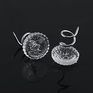 Épingle torsadée, couvre-tête de canapé, amélioration de l'habitat transparente pour canapé-chaise (30 pièces)