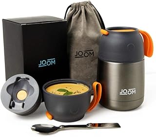 Récipient alimentaire isolé jom récipient sous vide thermos en acier inoxydable