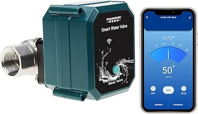 Valve d'eau intelligente wifi avec minuterie de tuyau télécommandée compatible avec alexa, google