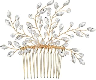 Accessoires de cheveux de mariage peigne strass cheveux fleur pince tête accessoires